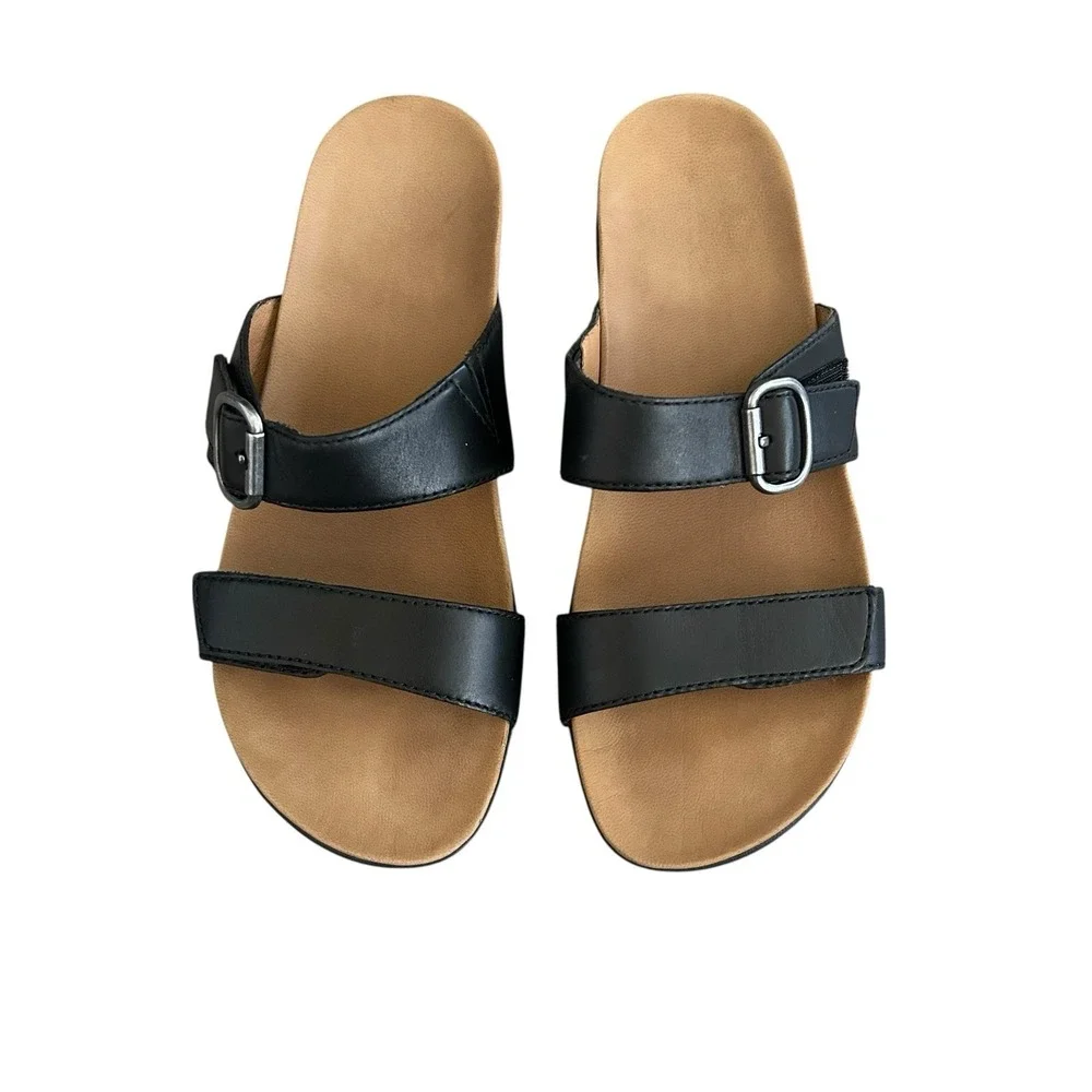 Dansko Sandals Women's Justine Calf Black Size 6.5-7/37 Comfort‎ Adjustable